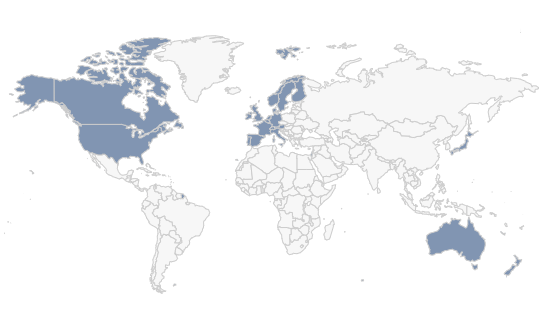 Répartition par pays - MSCI World