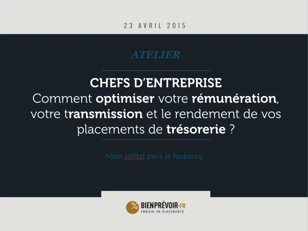 copie ecran slide 1ere page atelier chef entreprise patrimoine chef entreprise paris 23 avril 2015 sofitel
